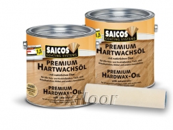 SAICOS - Wosk twardy olejny PREMIUM 2 X 2,5l 3381 zestaw + wałek do aplikacji oleju i wosku